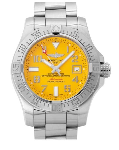 breitling seawolf yellow rep